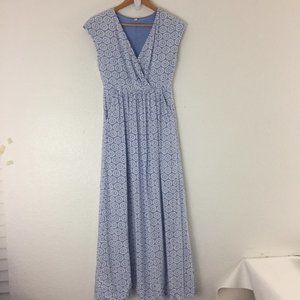 Gap Dawn Maxi Blue Dress 6